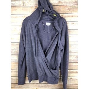 Simply Vera wrap hooded sweater